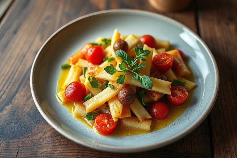 Vårgrønne spirer med ovnsbakte rødbeter og blodappelsiner