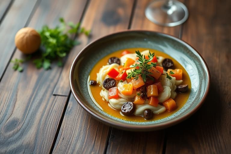 Rabarbra- og pærekompott