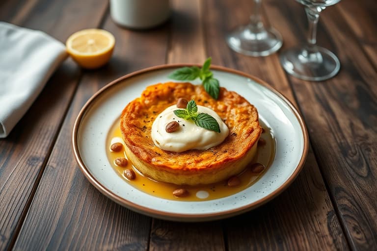 Tranebær- og mandelcrostata