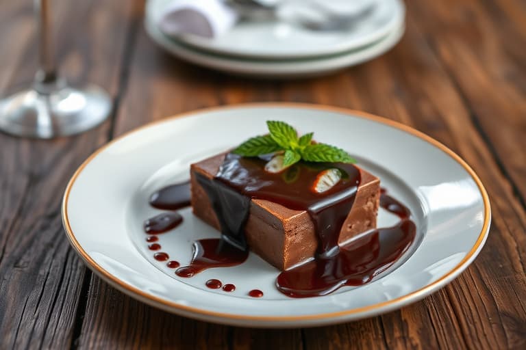 Sjokolade-Tequila-iskremdesserter