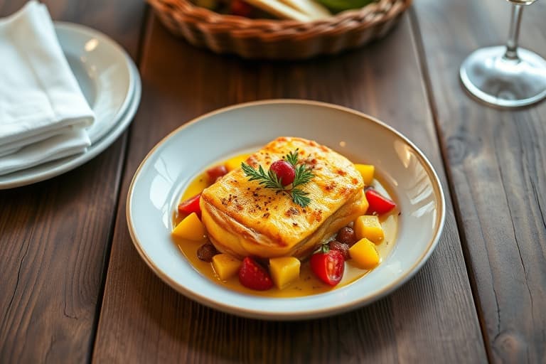 Rask mango-gratin