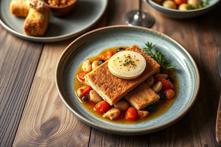 Rabarbrakaker med shortbread-skorpe