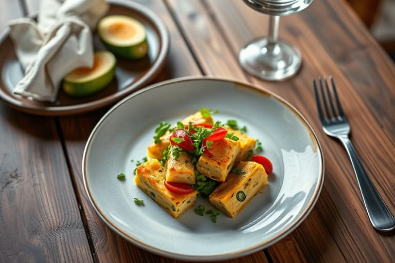 Zucchini- og pølsestuing