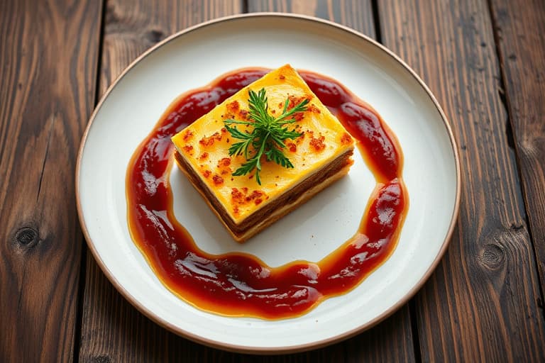 Stilton-tærte med tranebærchutney