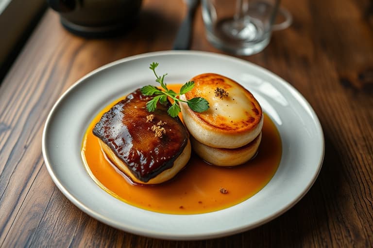 Sjokoladekransekaker med tranebær og bourbonpisket krem