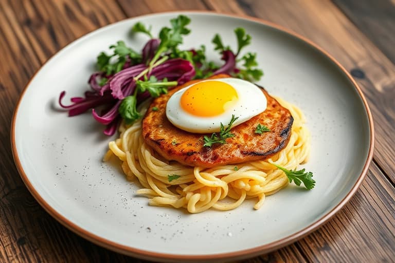 Trøffeltoast med radicchio og egg