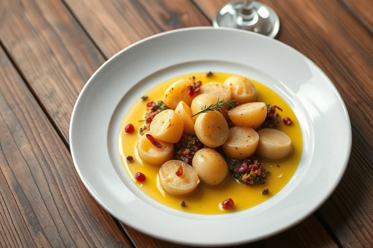 Ristede poteter, gulrøtter og sjalottløk med rosmarin