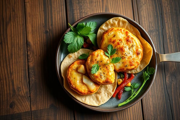 Reker og tomatilloquesadillas