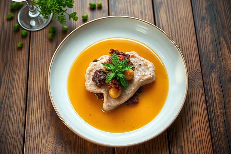 Pepret lam med pinjekjernesaus