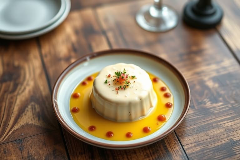 Peanøtt Dacquoise med peanøttsmørmousse