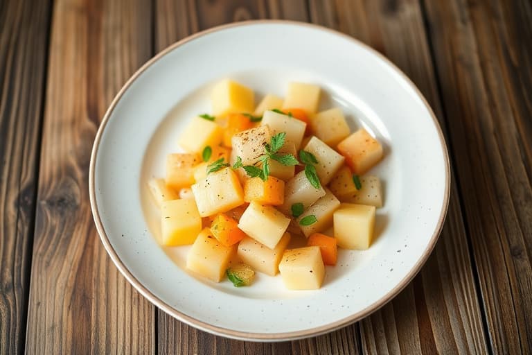 Sprø vannmelon- og myntasalat