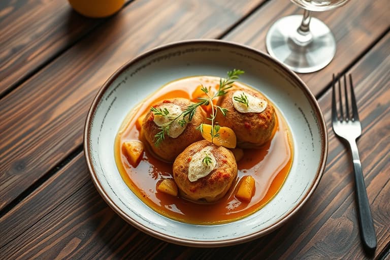 Pekanboller med appelsin-honningglasur