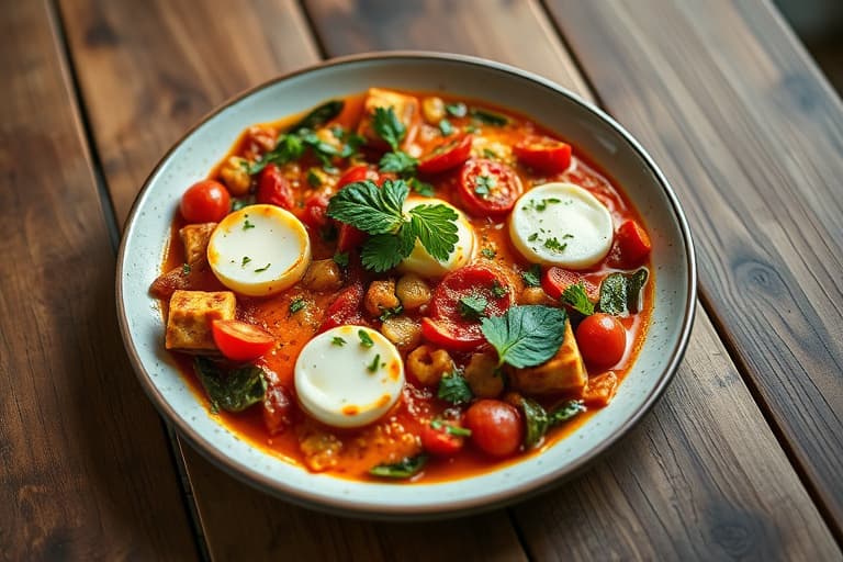 Spinat-Shakshuka