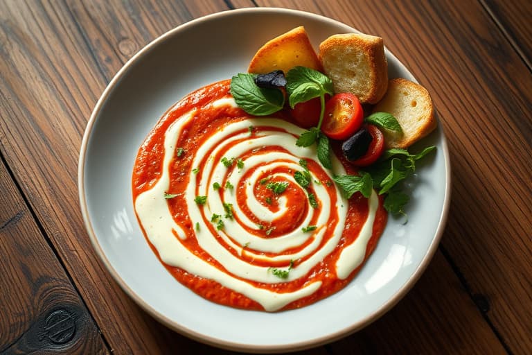 Soltørket tomat-aioli dip med grønnsaker