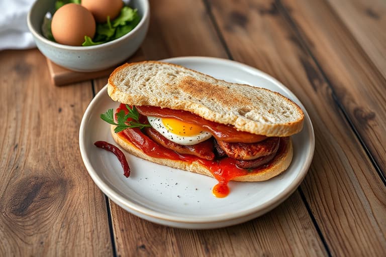 Verdens beste eggerøre-sandwiches