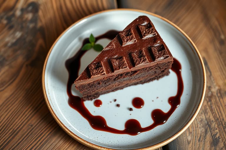 Sjokoladekake med brownie-tekstur