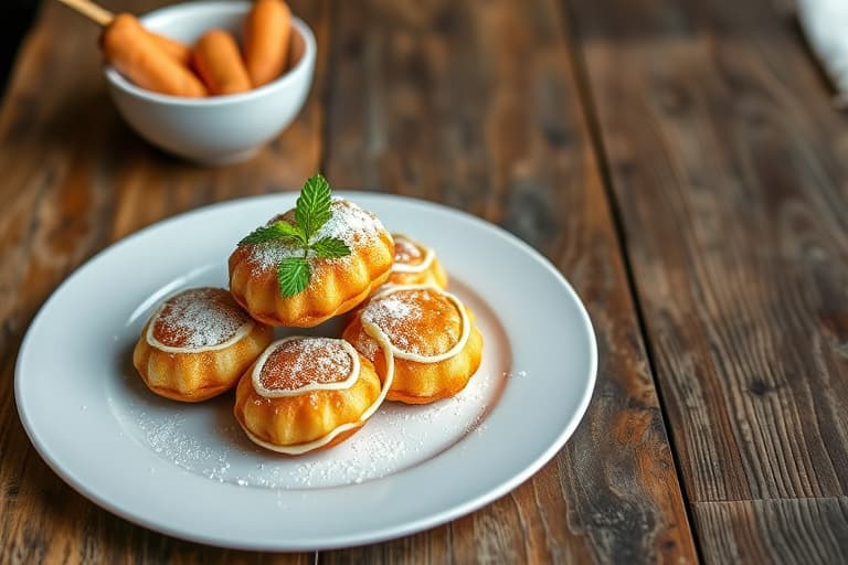 Oranseduftende beignets