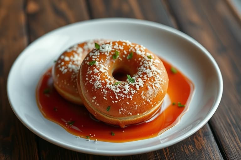 Sprø og kremete doughnuts