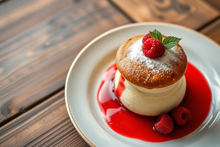 Raspberry Soufflé