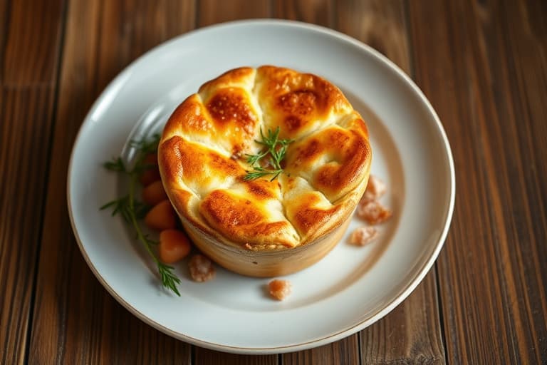 Ham and Cheese Pan Soufflé