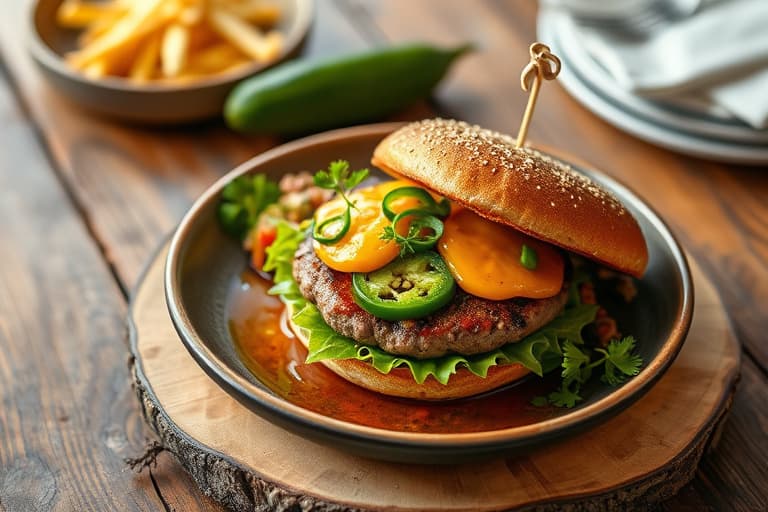 Jalapeñoburger med kalkun
