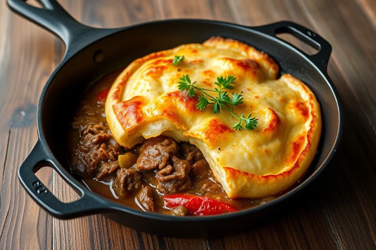 Skillet Beef Pie