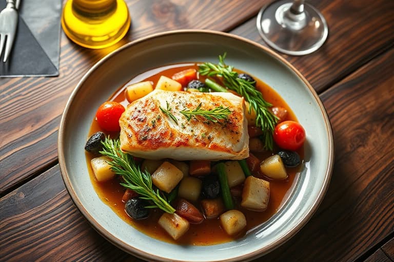 Sverdfisk på provençalsk måte