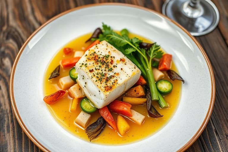 sverdfisk med sitrus-salat "Véronique"