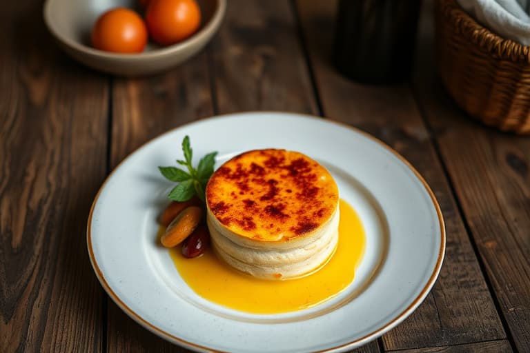 Skinke- og ostesoufflé