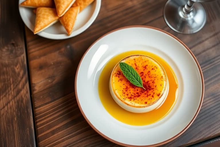 Crème brûlée-pai