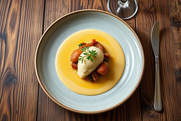 Hjortekjøtt med eple- og dagliljegelé