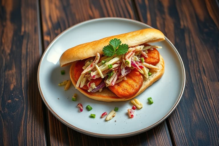 Fiskesandwich med jalapeñoslaw