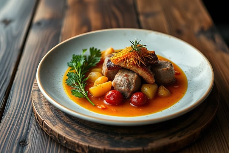 Kyllingcurry som forrett