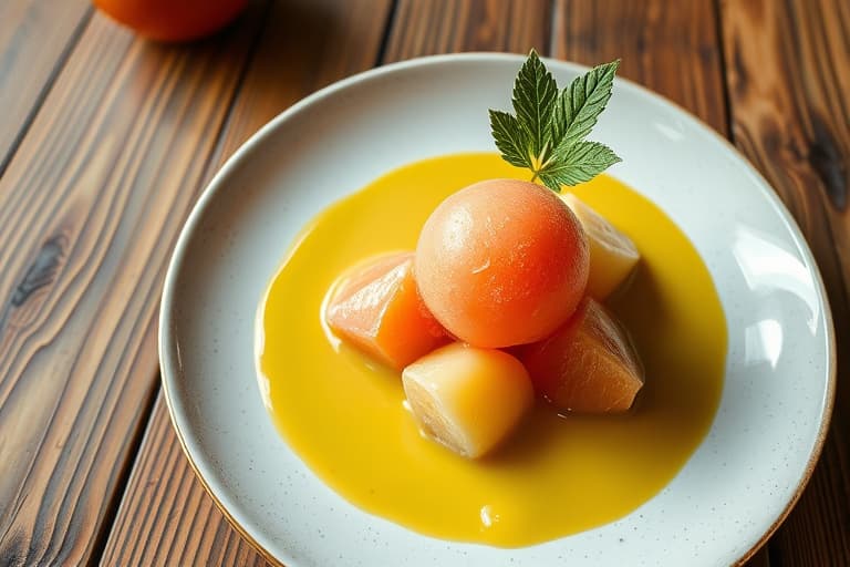 Ristet aprikos-sorbet