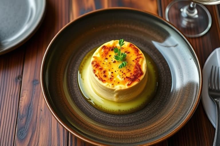 Kylling- og cheddar-soufflé