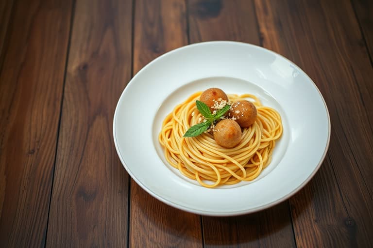 Spaghetti og kjøttboller