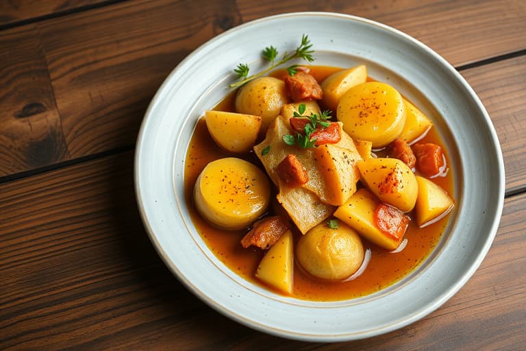 Poteter med ostesaus (Papas a la Huancaína)