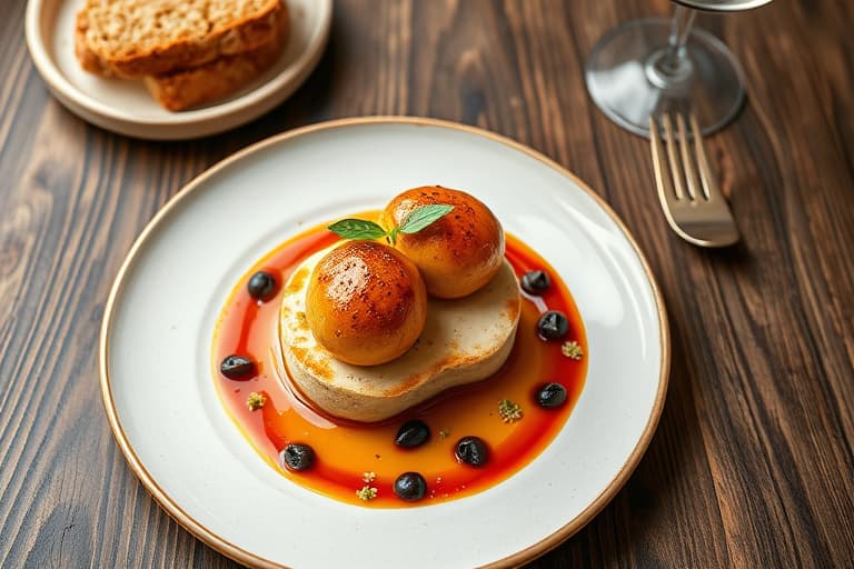 Moreller i fløte på brioche (Morilles à la Crème)