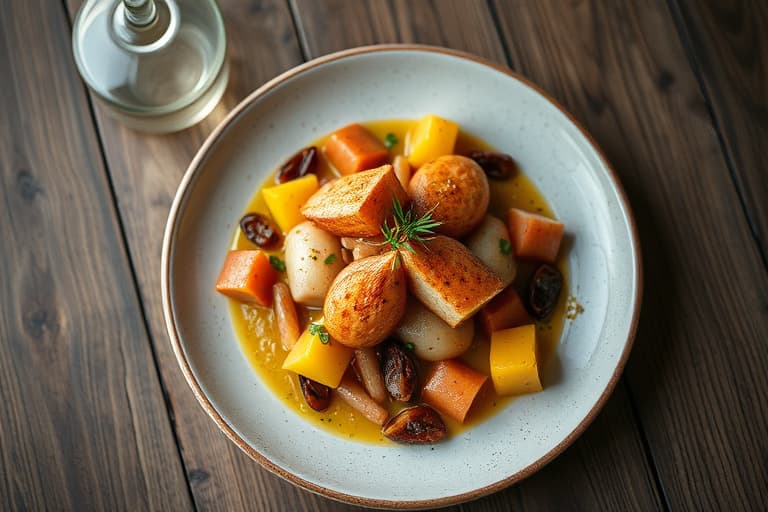 Sprø potetcanapéer med kaviar