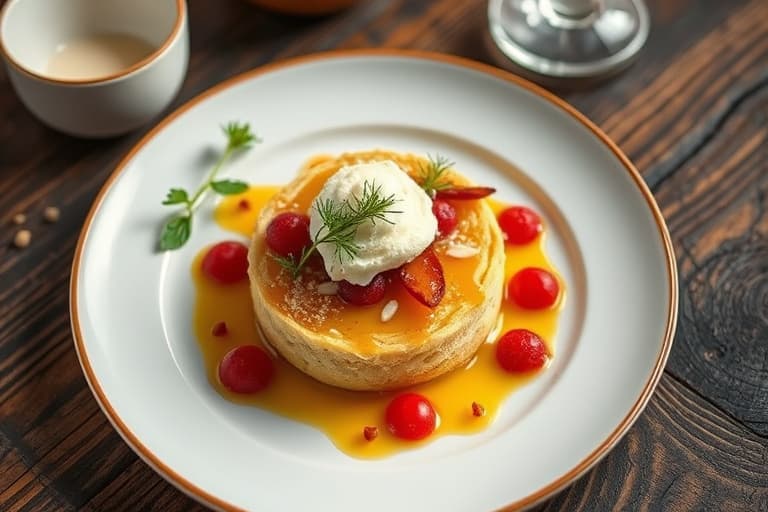 Kylling- og dillfrikassé med rømme-shortcakes