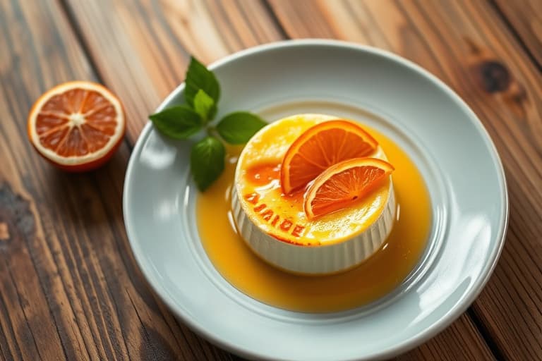 Tangerine Crème Brûlée