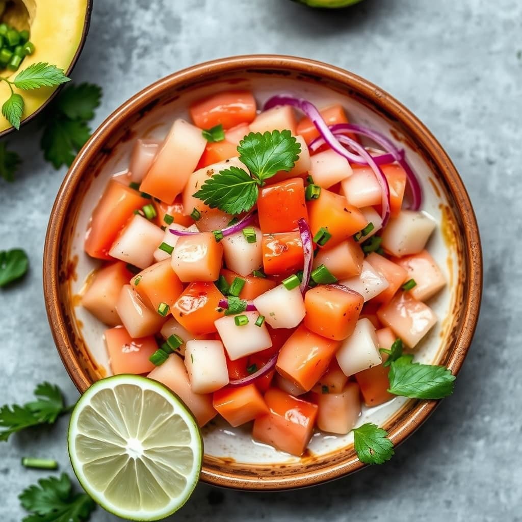 Geoduck papayaceviche