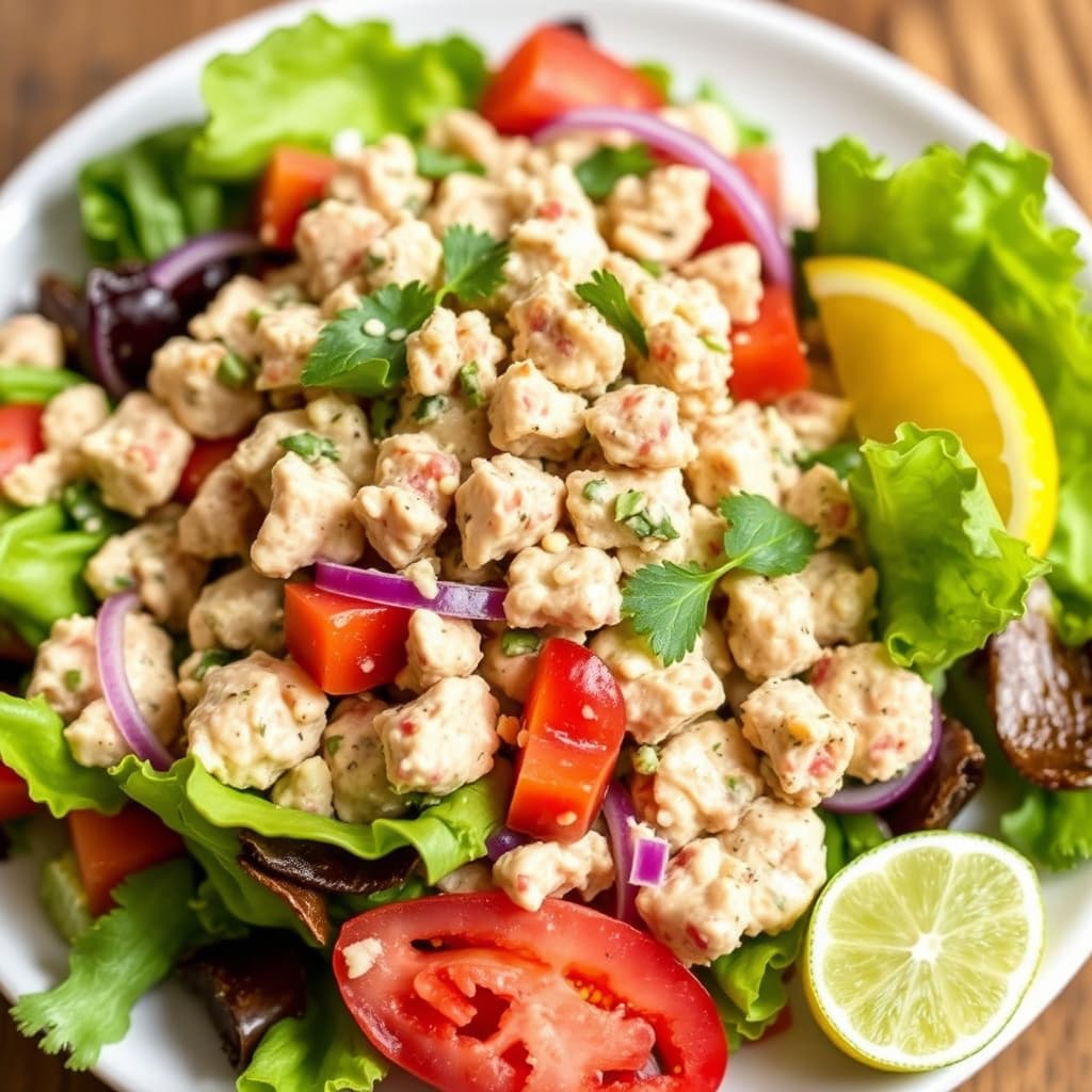 George sin artisjokk- og tunfisksalat