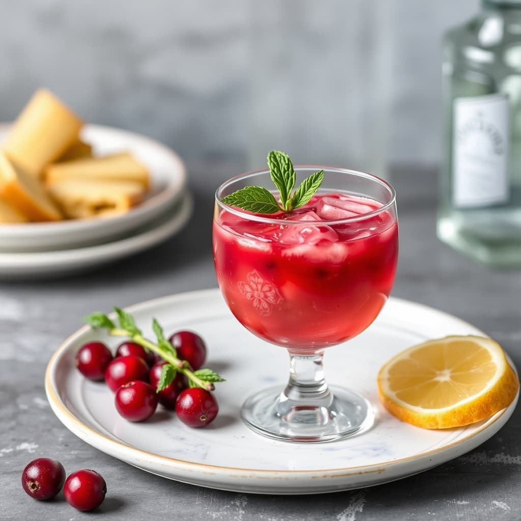 Gin og tranebærsaus