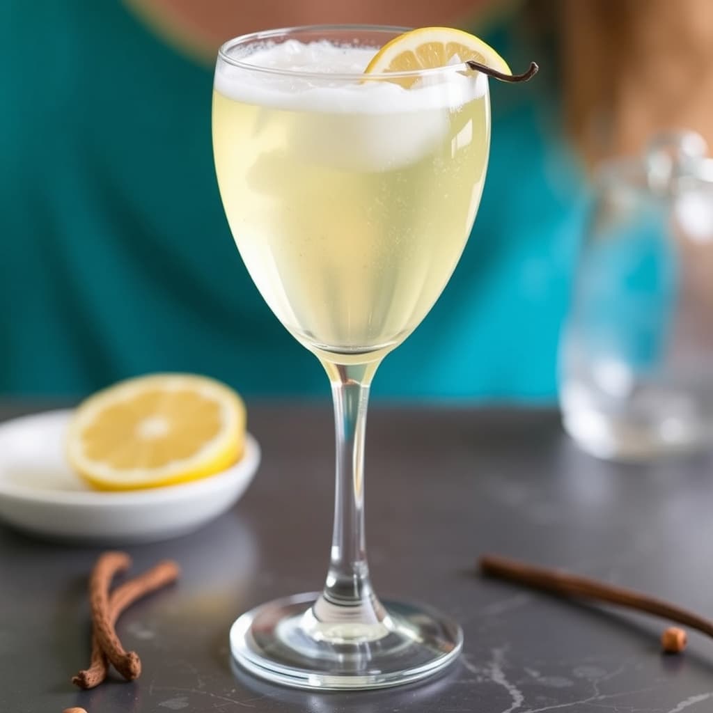 Ginas vaniljebønnechampagne-cocktail
