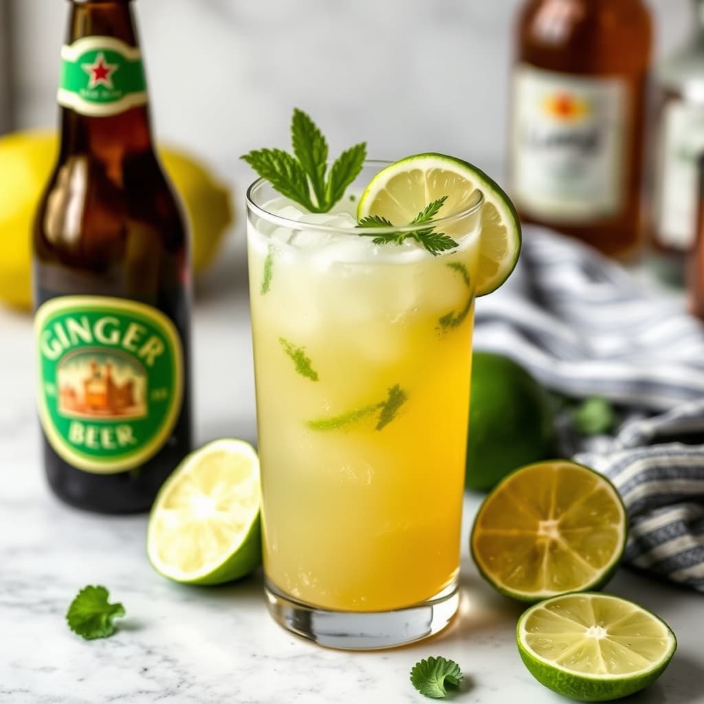 Ginger Beer Lime Rickey