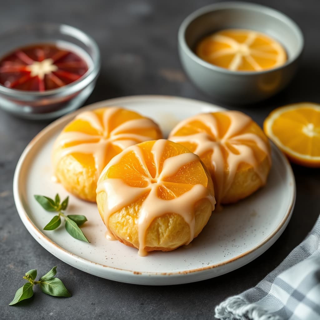 Glaserte sitrusrunder