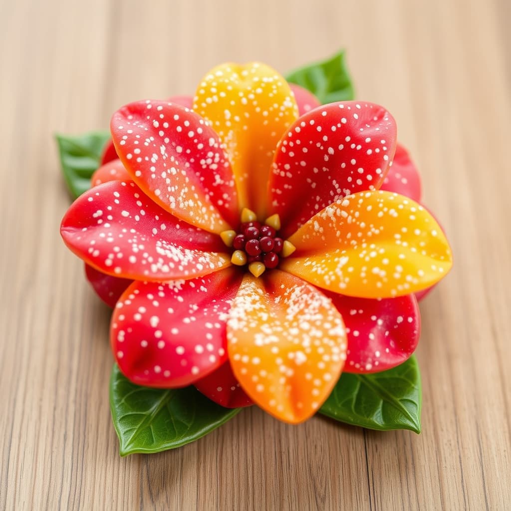 Glitrende prikkeflowers