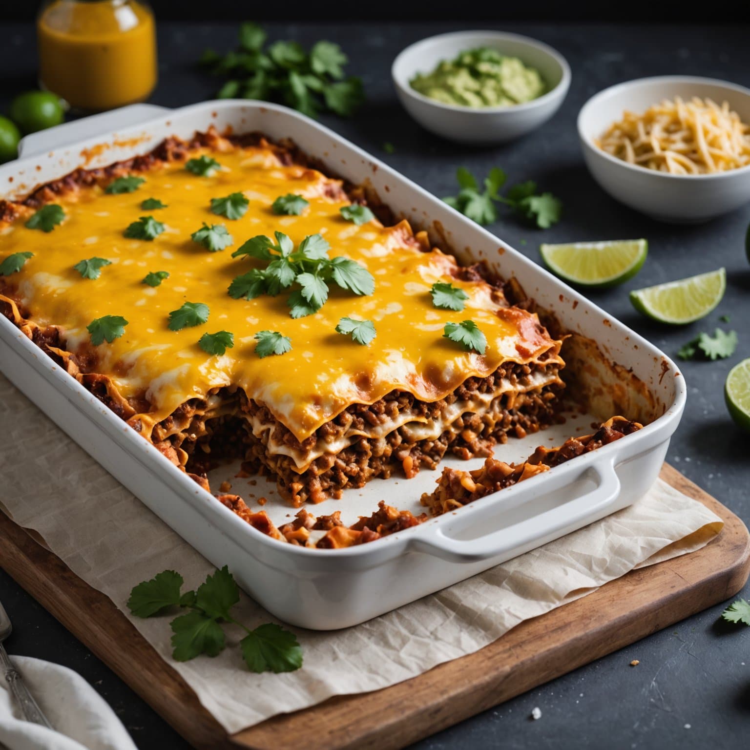 Glutenfri meksikansk lasagne