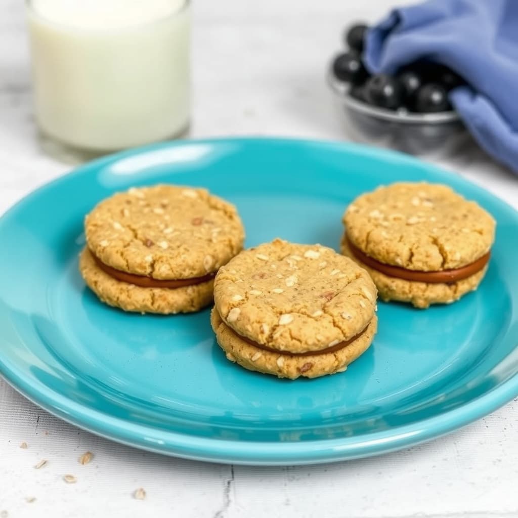 Glutenfrie, delikate havre-sandwichkaker